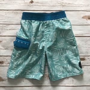 RIP CURL Blue Green Swim Trunks Shorts
